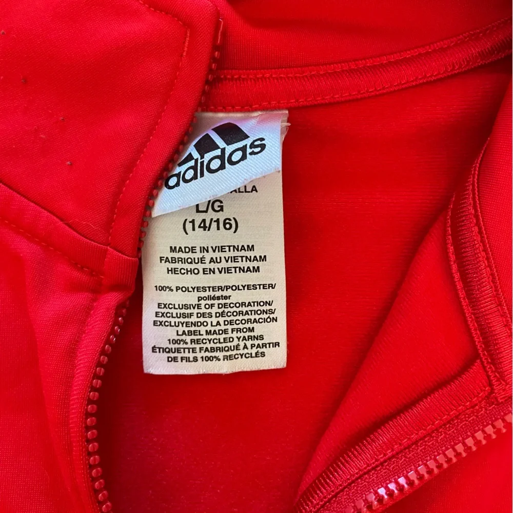 Boys Long Sleeve Zip Up Sweatshirt Lot Of 3 Hurley/Adidas Track Jacket Boys XL/L - Picture 7 of 10